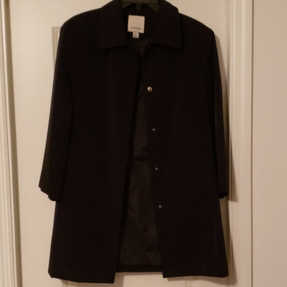 ANNE KLEIN dress trench coat M